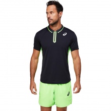Asics Tennis-Polo Match Shirt 2021 schwarz Herren